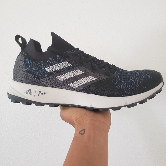 Adidas Women's Terrex Two Parley W Trail Hiking Shoes - Picture 3 of 12